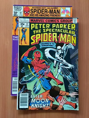 Buy Peter Parker The Spectacular Spider-Man #22,#61,Bronze Age,5.0 • 19.71£
