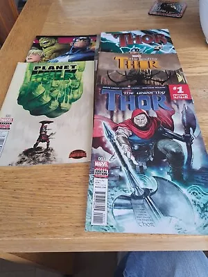 Buy Job Lot X 5 Marvel Comics Thor Hulk Captain America • 10£