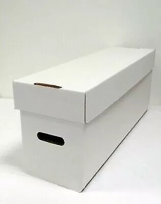 Buy 10 X Long Comic Storage Boxes (comicare) - Hold 300 Comics Each (supply123-10) • 69.99£