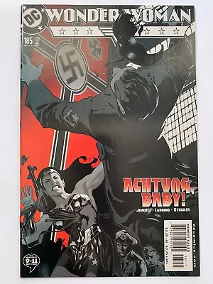 Buy Wonder Woman #185 (DC 2002) Adam Hughes - Nazi Cover -  Achtung Baby!  • 14.22£