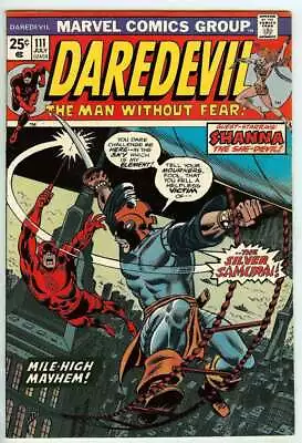 Buy Daredevil #111 7.5 // 1st Appearance & Origin Of Silver Samurai Marvel 1974 • 123.29£