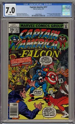 Buy Captain America #217 (1978) 1st App Marvel Man/Quasar!!!  CGC • 60.27£