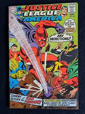 Buy Justice League Of America 64 Dc 1968 1st Silver Age Red Tornado • 30.82£