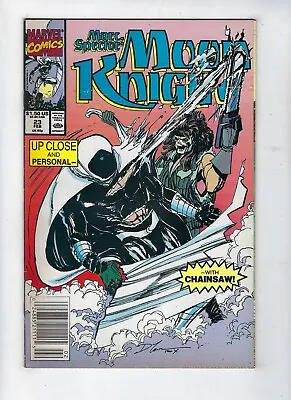 Buy Marc Spector Moon Knight # 23 Marvel Comics Chainsaw Appearance 1991 VG/FN • 3.95£