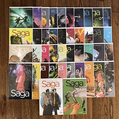 Buy Saga Lot #1-42 Complete Run All 1st Prints Image Comics 2012 Vaughan Staples • 246.95£
