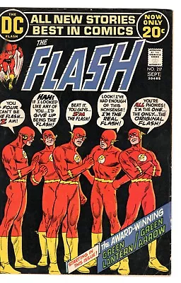 Buy Flash #217 - First Green Lantern / Green Arrow Backup Story, Fine Condition • 11.85£