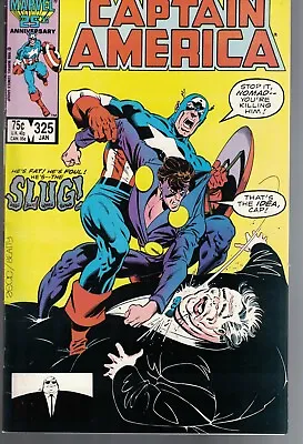 Buy 1987 Captain America #325  - Direct - Stored Since Purchase - Slug Trapster • 5.28£