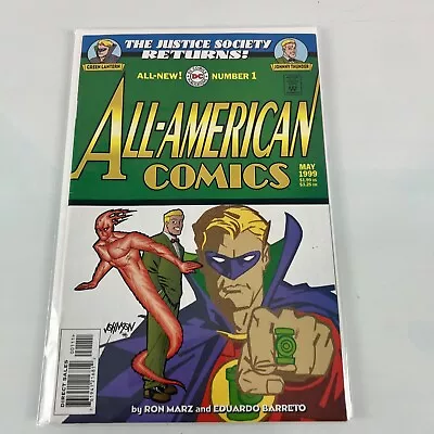 Buy All-American Comics #1 (May, 1999) The Justice Society Returns! NM Sleeved • 3.20£