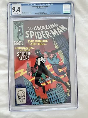 Buy The Amazing Spiderman #252 1984 CGC 9.4 - KEY ISSUE - 1st App Of Black Costume • 208.02£