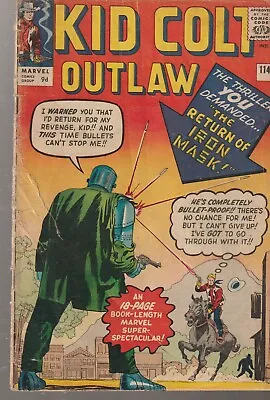 Buy Marvel Comics Kid Colt Outlaw #114 (1963) 1st Print G • 30.95£