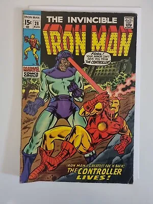 Buy Iron Man # 28. Early Bronze Age 1970. Key 1st Howard Stark • 25£