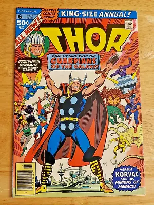 Buy Marvel THE MIGHTY THOR Annual #6 (1977) GUARDIANS OF THE GALAXY & KORVAC • 71.24£