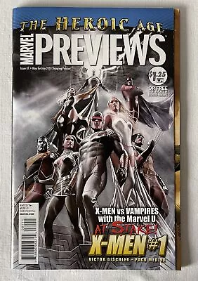 Buy Issue #81 2010 Shipping Comic Heroic Age Marvel Previews Fold Out Inside Page • 5.45£