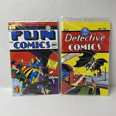 Buy Detective Comics No. 27 & Fun Comics No. 73 New Sealed W/ COA Authentic Reprint • 68.04£