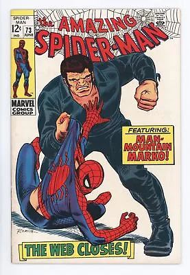 Buy Amazing Spider-Man #73 Br FN+ Br 1st Appearance Of Silvermane • 38.36£
