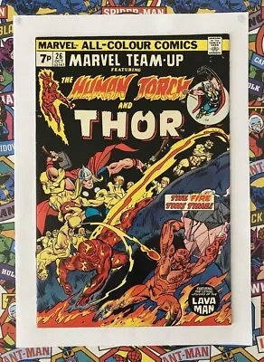 Buy Marvel Team-up #26 - Oct 1974 - Mighty Thor Appearance! - Vfn- (7.5) Pence! • 11.24£