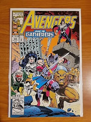 Buy Avengers #355 (1992, Marvel) Newsstand, Key Issue, 1st App The Gatherers - VF • 4£