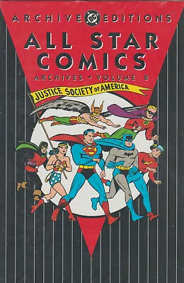 Buy DC Comics All Star Comics Archives Vol 8 OOP Hardcover 1st Print NM • 99.99£