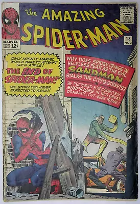 Buy Amazing Spider-Man #18 1st Ned Leeds Marvel Comics (1964) • 199.95£