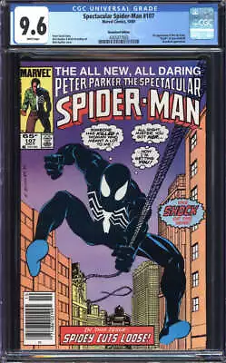 Buy Spectacular Spider-man #107 Cgc 9.6 White Pages // Marvel Comics 1985 Id: 52845 • 79.03£