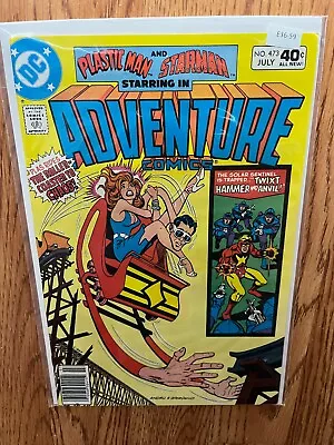 Buy Adventure Comics 473 Plastic Man DC Comics 9.4 Newsstand E36-59 • 12.75£