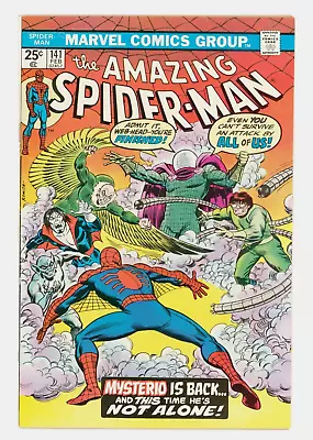 Buy Amazing Spider-Man #141 VFN+ 8.5 First New Mysterio • 69.95£
