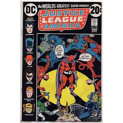 Buy Justice League Of America #106 DC Comics Bronze Age Very Good/Fine 5.0 • 5.15£