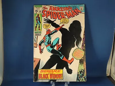 Buy The Amazing Spider-Man #86/Bronze Age Marvel Comic Book/Black Widow Origin • 79.92£