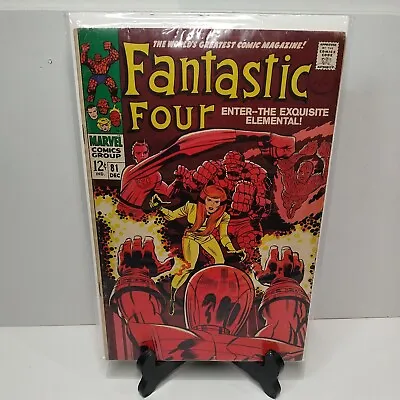 Buy Fantastic Four #81 Dec 1968 Marvel Crystal Joins The Ff Key Lee & Kirby • 23.99£