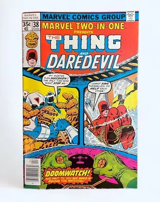 Buy Marvel Two-In-One #38 The Thing And Daredevil Comic Newsstand Edition (1978) • 14.41£