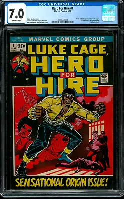 Buy Luke Cage, Hero For Hire 1 - CGC 7.0 (First Appearance Of Luke Cage Power Man) • 361.58£
