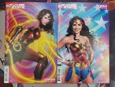 Buy Future State:Teen Titans #1 WONDER WOMAN WW84 & F.S The Flash #1 Variant Comics • 10.42£