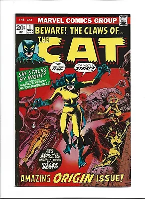 Buy The Cat #1 (Nov. 1972, Marvel) VF (8.0) Origin & 1st. App. Of The Cat !!!!!!!!!! • 63.96£