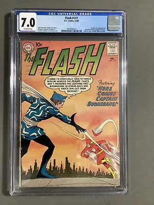 Buy DC Comics, Flash # 117, 1st Appearance Captain Boomerang, CGC 7.0 OW, Look! • 422.25£