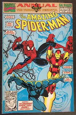 Buy THE AMAZING SPIDER-MAN Annual #25 1st Venom Solo Story MARVEL Comics 1991 • 5.95£