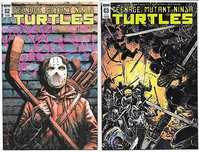 Buy Teenage Mutant Ninja Turtles #62 A #63 B Eastman Sub NM IDW Comics 2016 TMNT • 7.90£