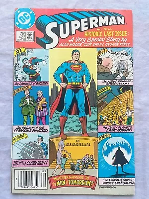 Buy Superman #423 - (1986) Last Superman Story Alan Moore • 11.74£