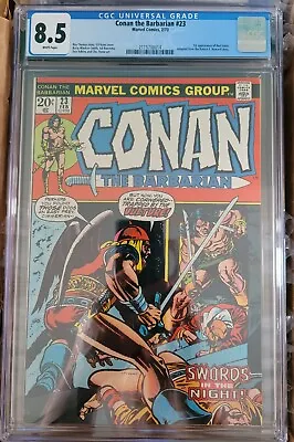 Buy CONAN THE BARBARIAN #23, 1st RED SONJA, Marvel Comics (1973), CGC 8.5 • 102£