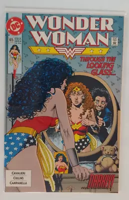 Buy Wonder Woman #65 Comic Book, DC Comics 1992, Though The Looking Glass ...Darkly! • 7.08£