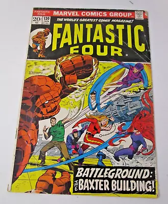 Buy Fantastic Four #130 1973 [VG] 2nd App Thundra National Diamond Sales Variant • 9.48£