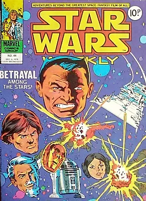 Buy STAR WARS WEEKLY No 44 Dec. 1978 (Vintage UK Marvel Comic Book Mag) VG CONDITION • 14.99£