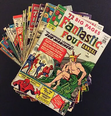 Buy FANTASTIC FOUR ANNUAL #1 - 27 Comics Complete 1st Series #6 1ST APP ANNIHILUS • 789.91£