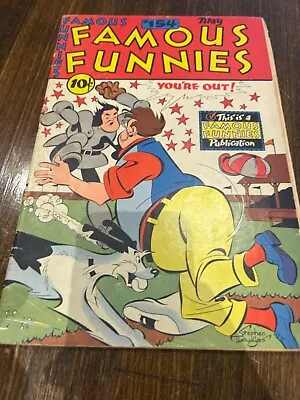Buy FAMOUS FUNNIES #154 Buck Rogers (1947) - 2.5 GOOD+ • 20.65£
