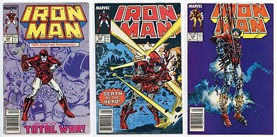 Buy Iron Man #225 230 232 FVF Armor Wars Run All NEWSSTAND Lot 1987 1988 Marvel MCU • 18.98£