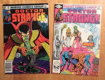 Buy Lot Of 2 DOCTOR STRANGE: #52 *Newsstand!*, 53 *Key!* (FN/VF) Bright & Colorful! • 10.23£