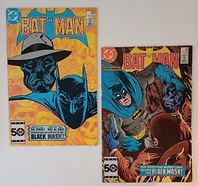 Buy Batman #386 & 387 (1st Appearance & Origin Of Black Mask!) 1985 • 54.37£