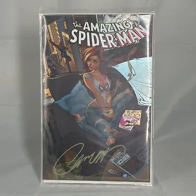 Buy NYCC Amazing Spider-Man #601 Facsimile Foil Cover Signed  J. Scott Campbell NIB • 138.53£