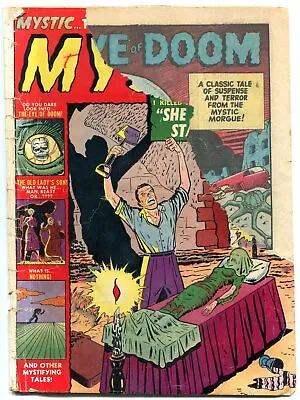 Buy MYSTIC #6-1952-ATLAS-EYE OF DOOM-BASIL WOLVERTON-PRE-CODE HORROR ART-poor • 79.97£