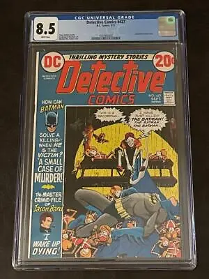 Buy Detective Comics #427 CGC 8.5 FN+ DC 1972 Bronze Age Batman Mike Kaluta Cover • 59.30£