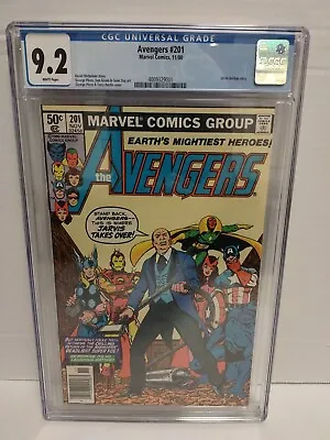 Buy Avengers #201 CGC 9.2  Marvel Comics  1980  Thor & Yellowjacket Leave Team    • 44.24£
